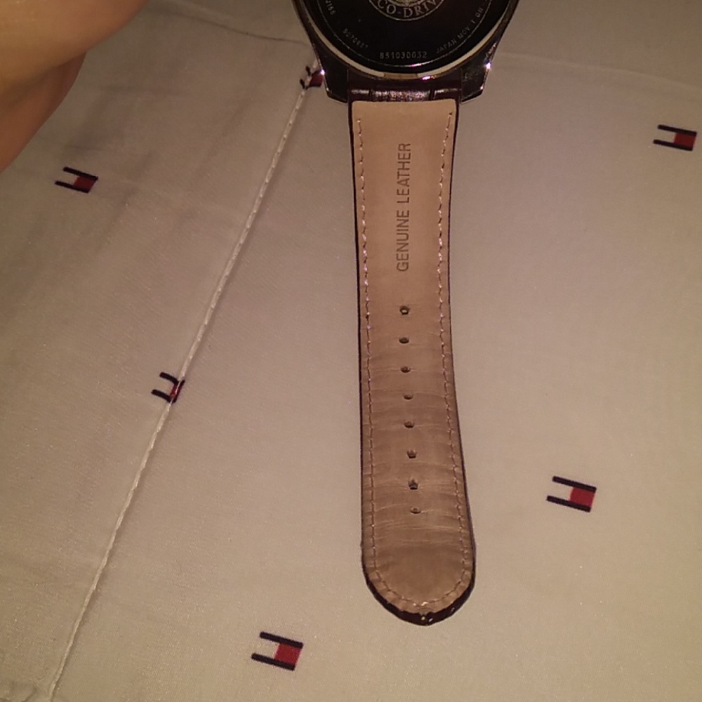 Citizen Eco-Drive watch with brown, alligator band - Picture 8 of 8